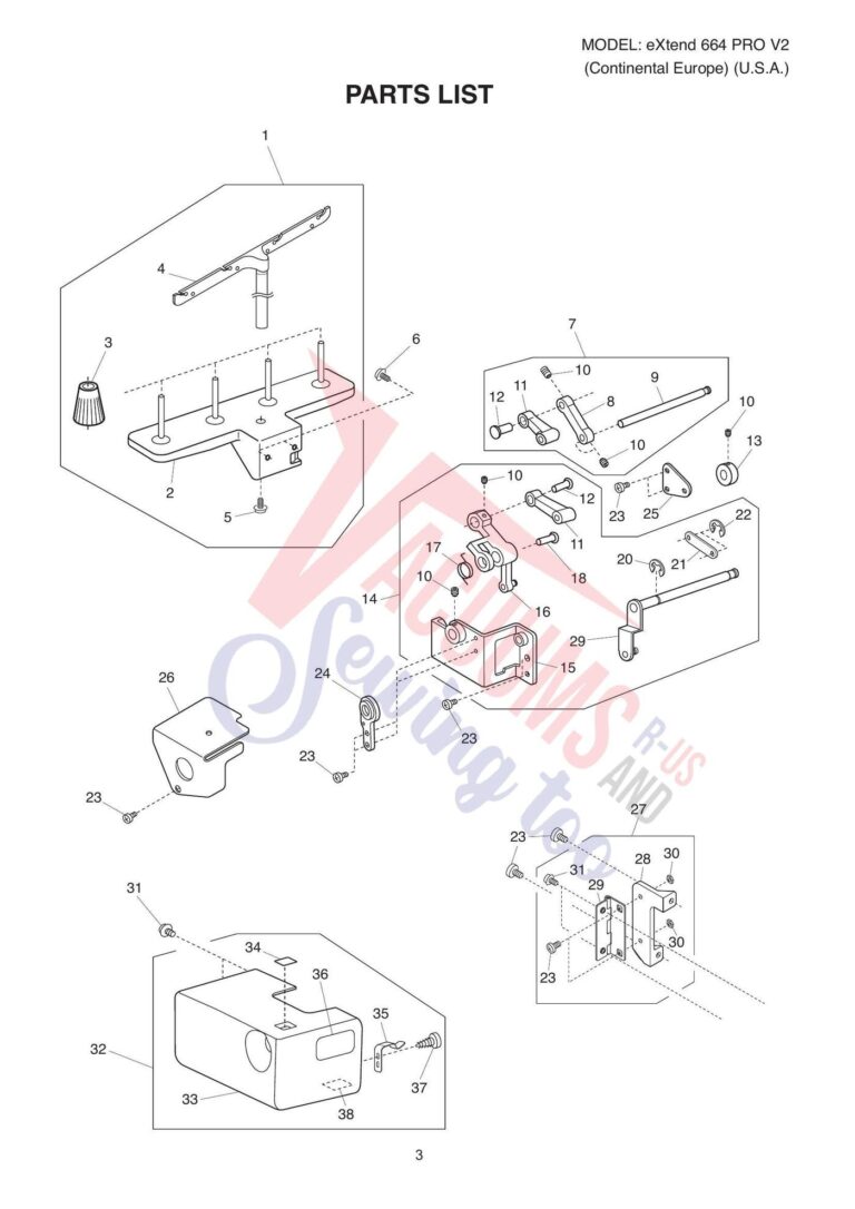 Elna el664p schematic page 6 preview