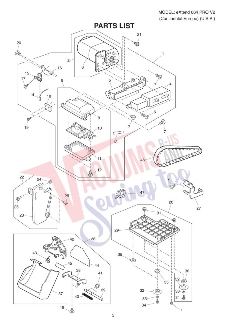Elna el664p schematic page 8 preview