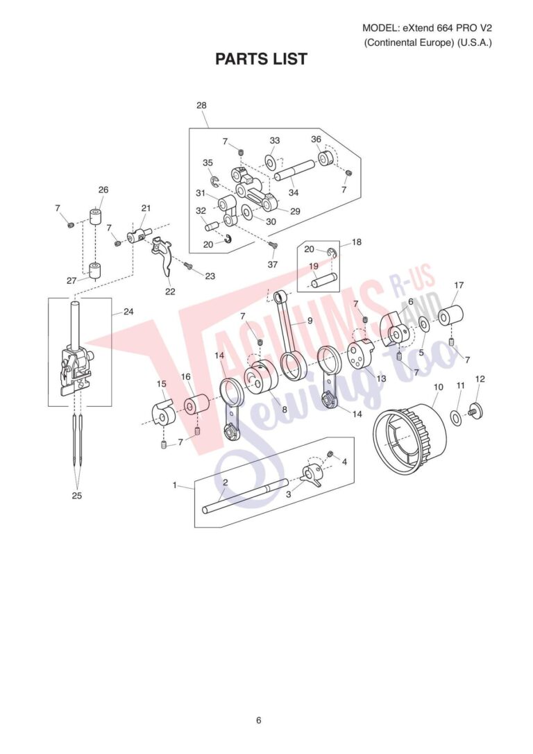 Elna el664p schematic page 9 preview