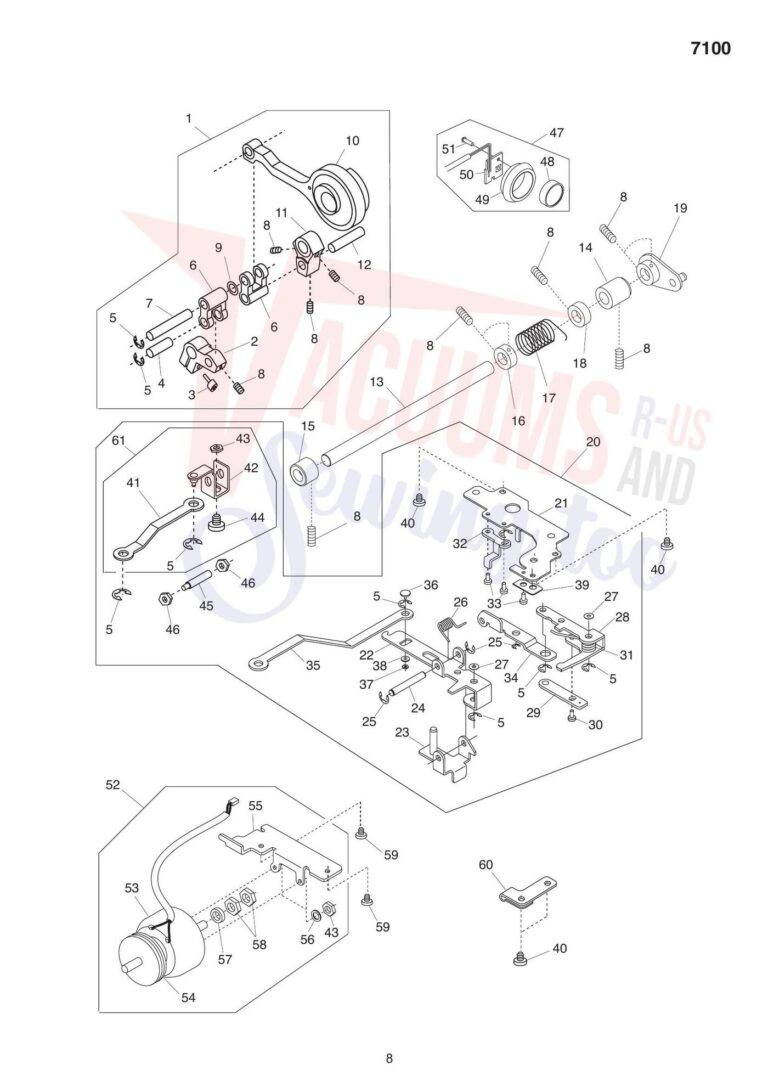 Elna el7100 schematic page 10 preview