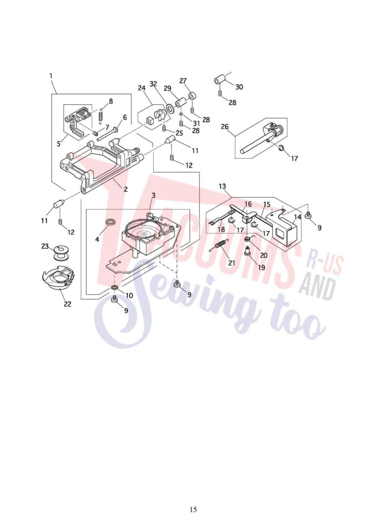Elna el7200 schematic page 1 preview