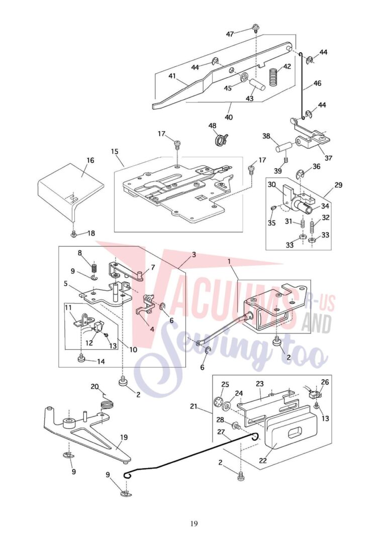 Elna el7200 schematic page 3 preview