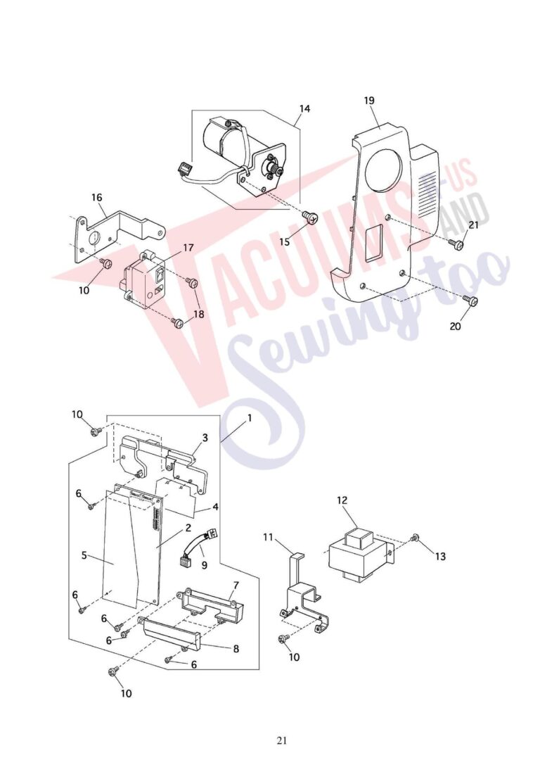 Elna el7200 schematic page 4 preview