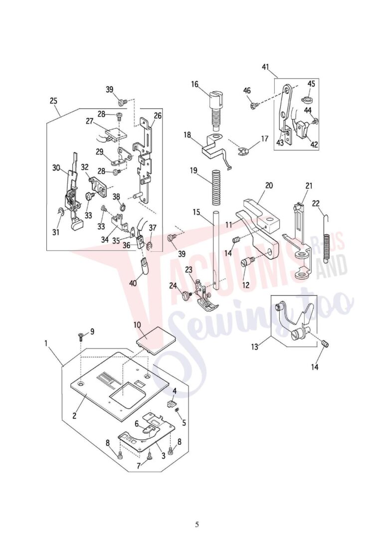 Elna el7200 schematic page 8 preview