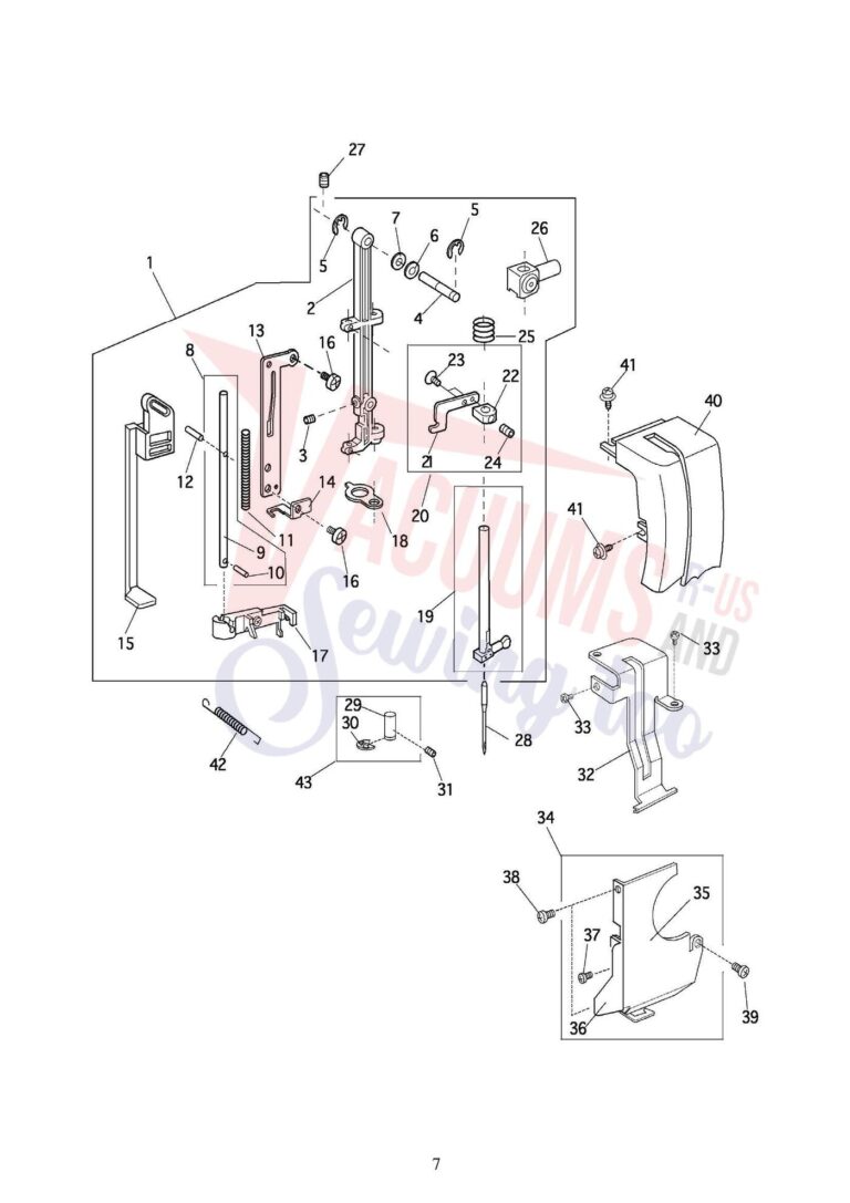 Elna el7200 schematic page 9 preview