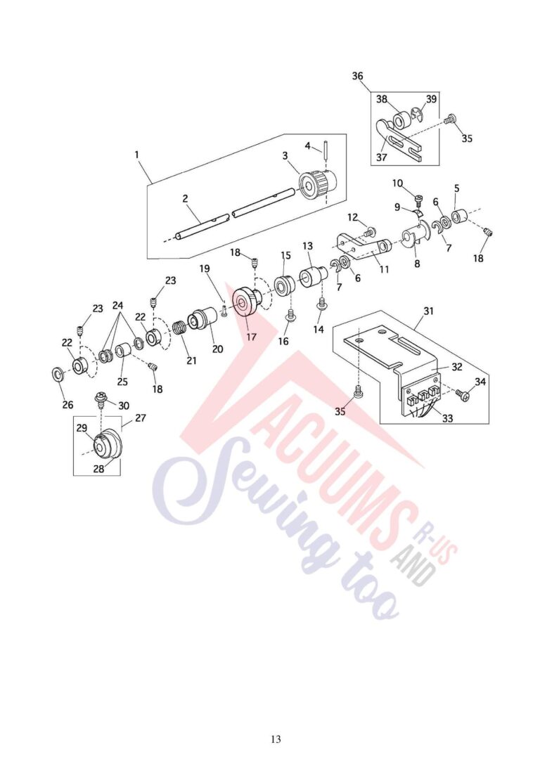Elna el7200 schematic page 12 preview