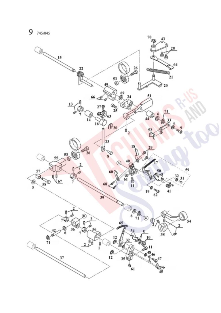 Elna el745 schematic page 8 preview