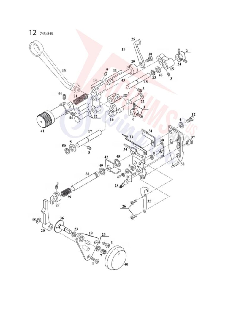 Elna el745 schematic page 11 preview