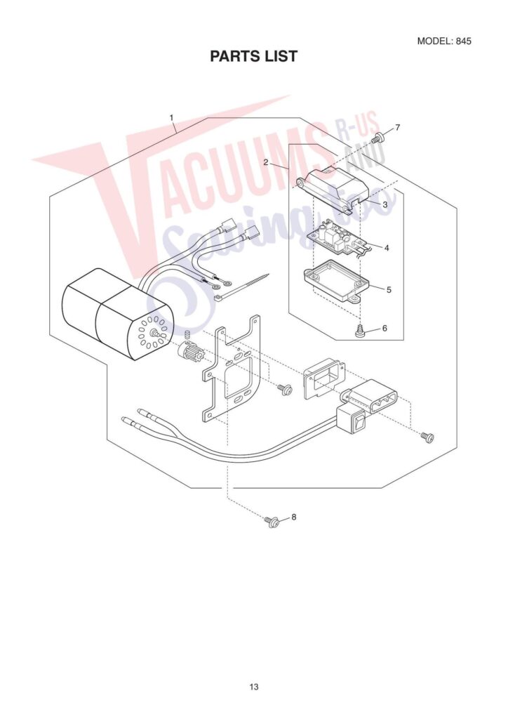 Elna el74-v2 exploded schematic diagram (page 5)