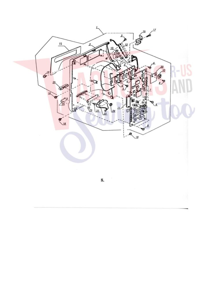 Elna el8007 schematic page 1 preview