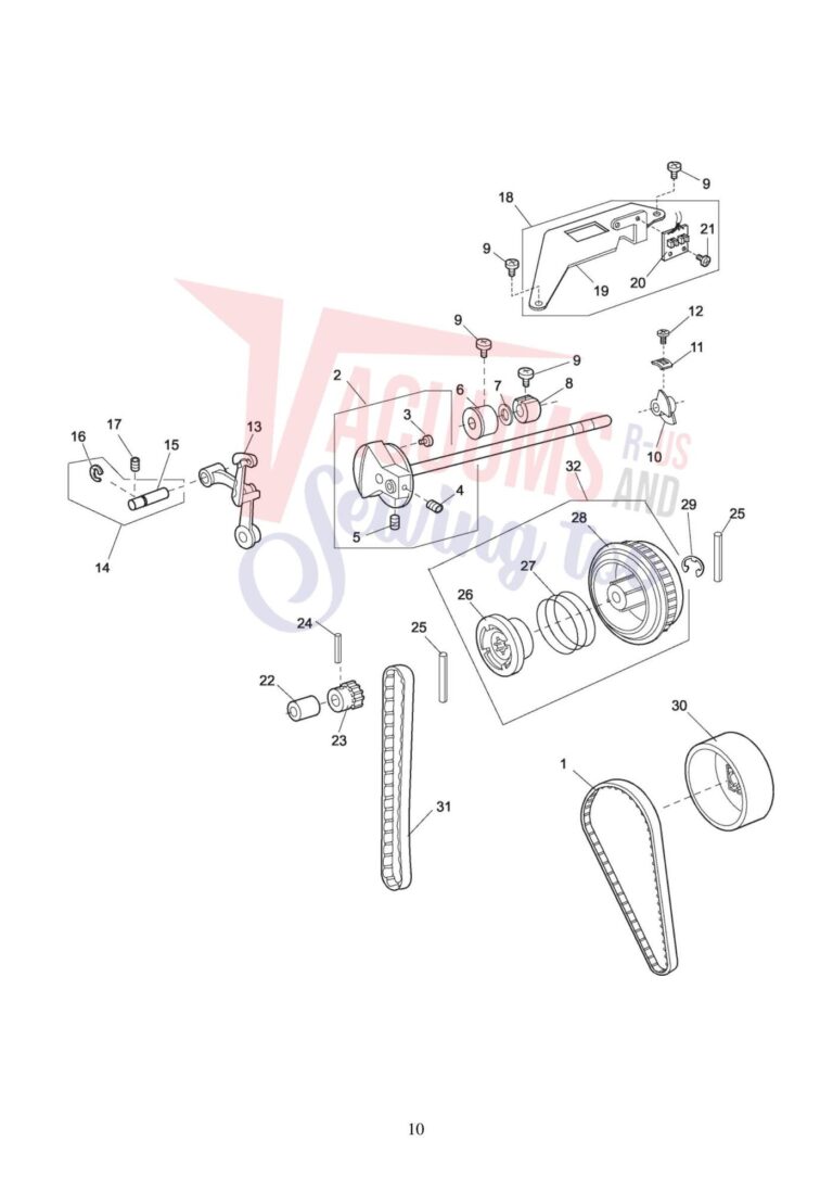 Elna el8200 schematic page 8 preview