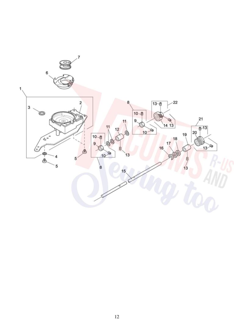 Elna el8200 schematic page 9 preview