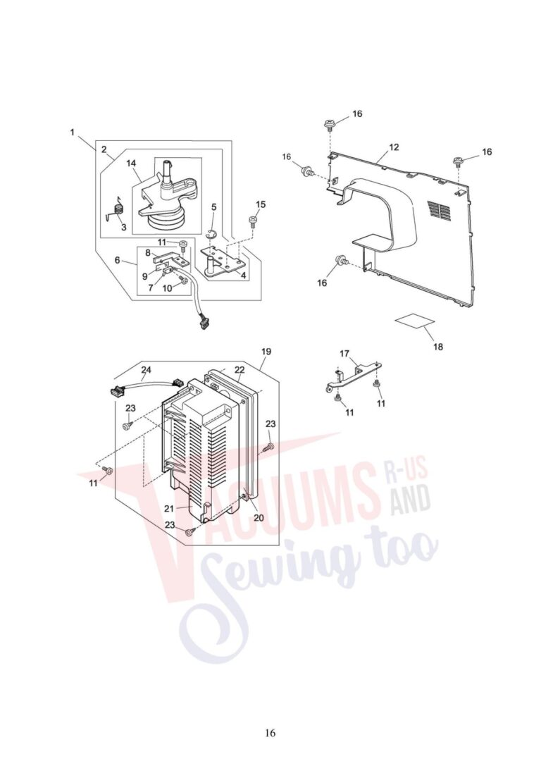 Elna el8200 schematic page 11 preview