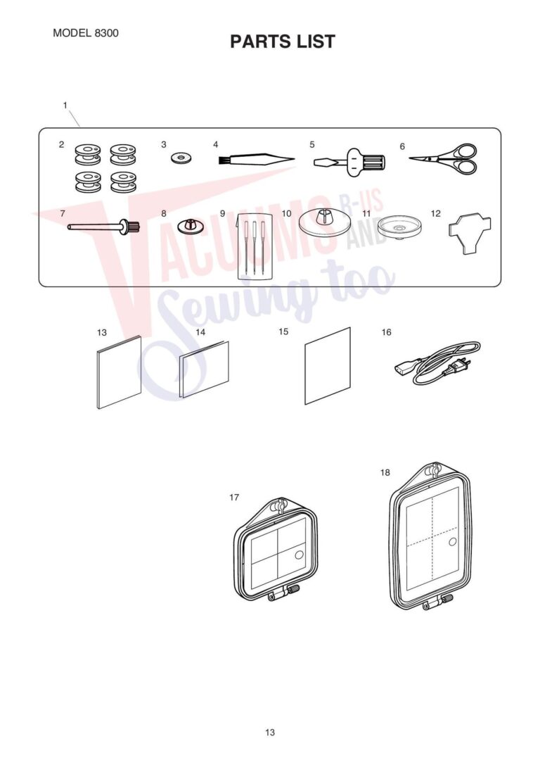 Elna el8300 schematic page 5 preview