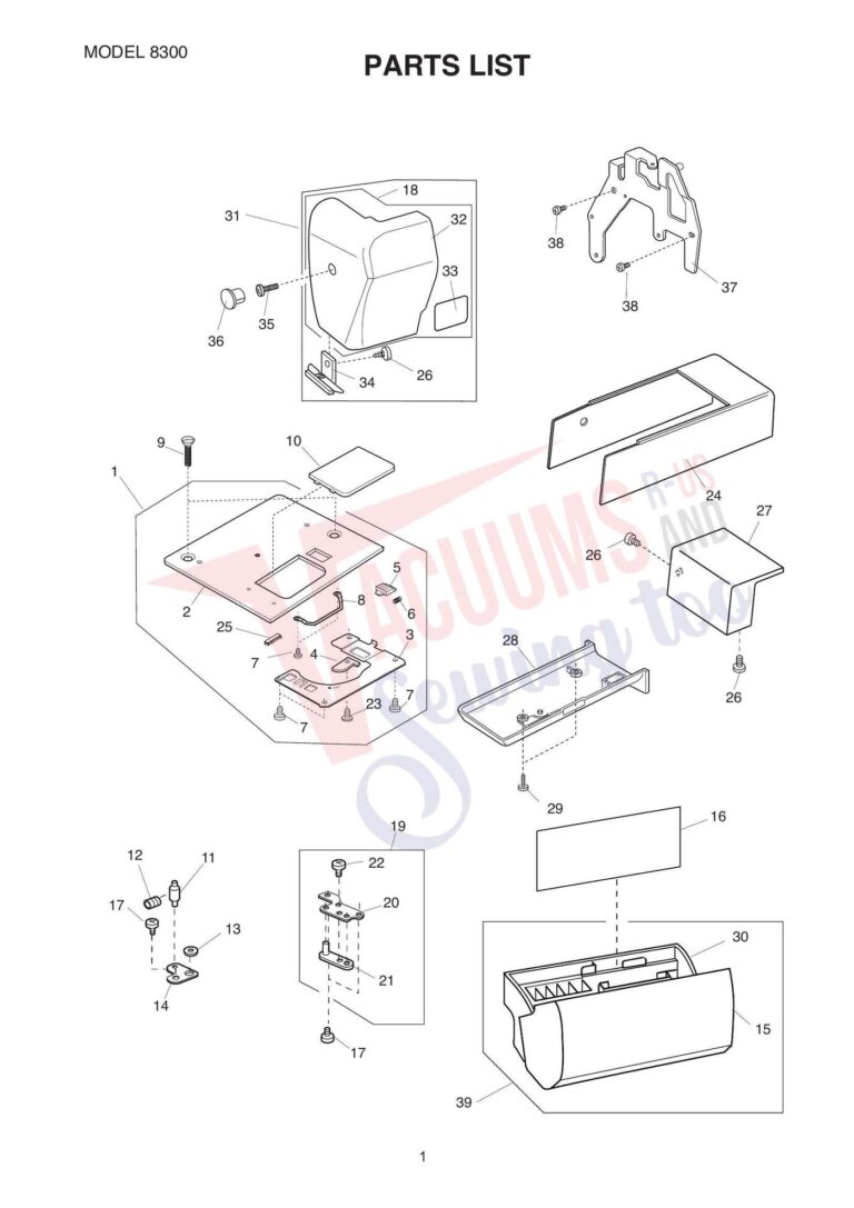 Elna el8300 schematic page 6 preview