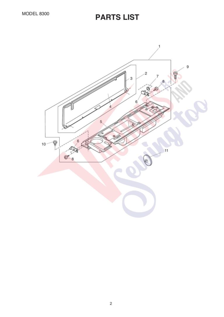 Elna el8300 schematic page 7 preview