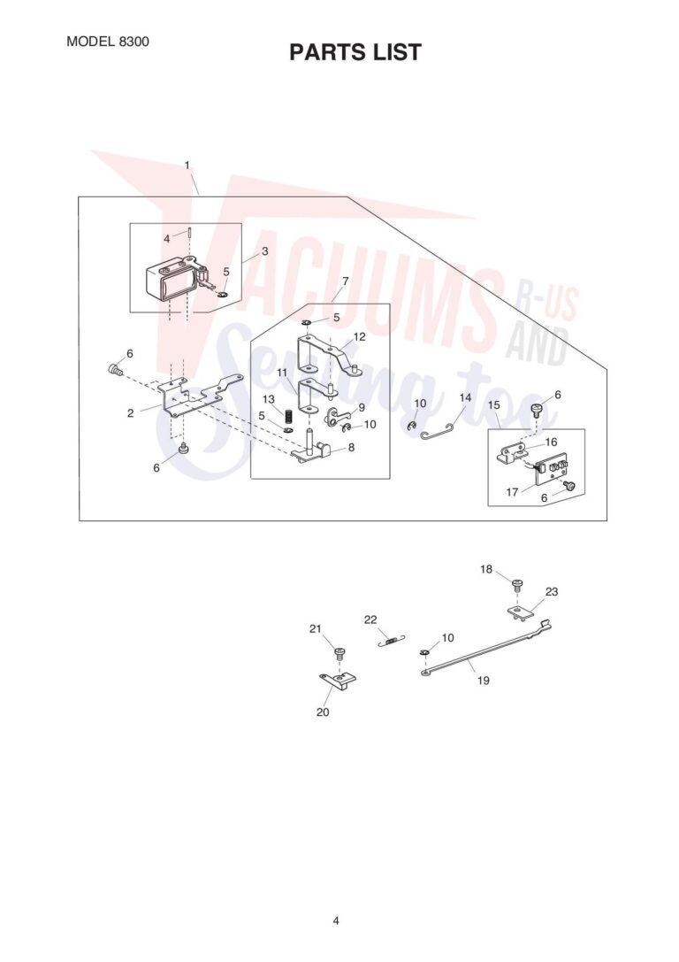 Elna el8300 schematic page 9 preview