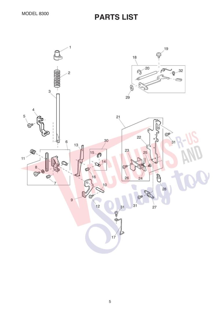Elna el8300 schematic page 10 preview