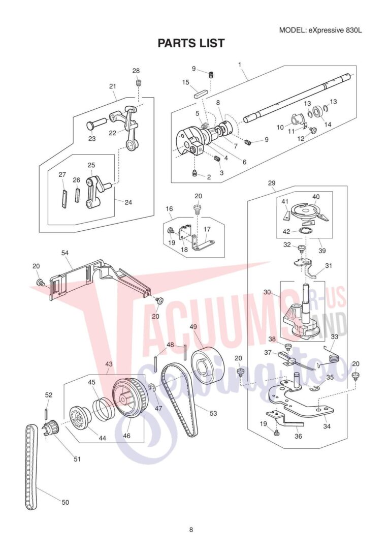 Elna el830l schematic page 6 preview