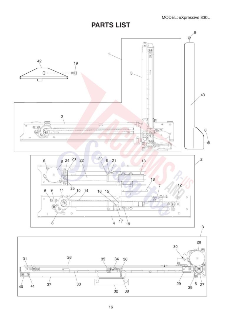 Elna el830l schematic page 10 preview