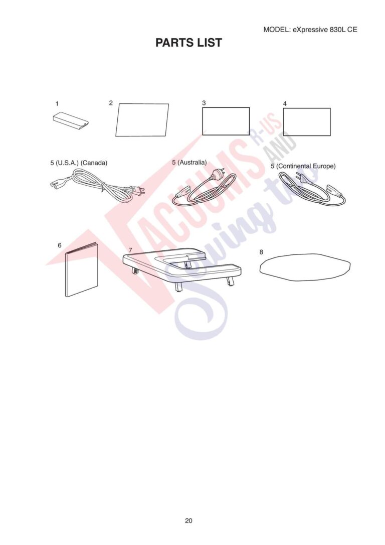 Elna el830lce schematic page 2 preview