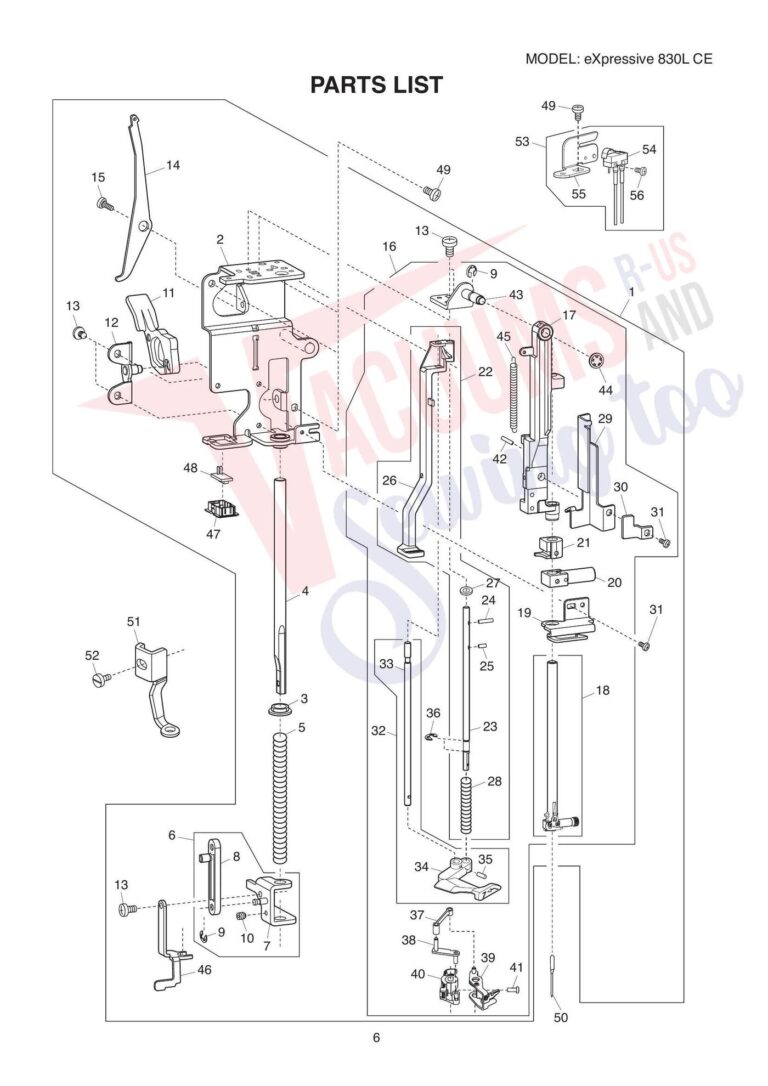 Elna el830lce schematic page 5 preview