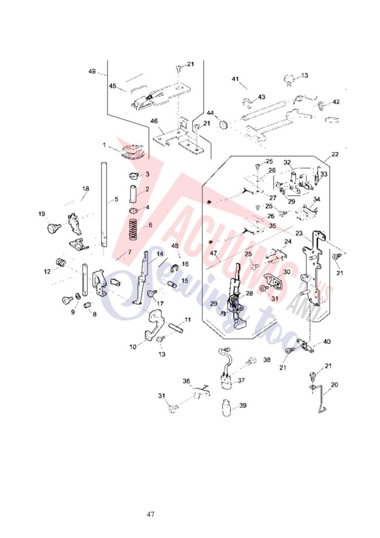 Elna el8600 schematic page 7 preview