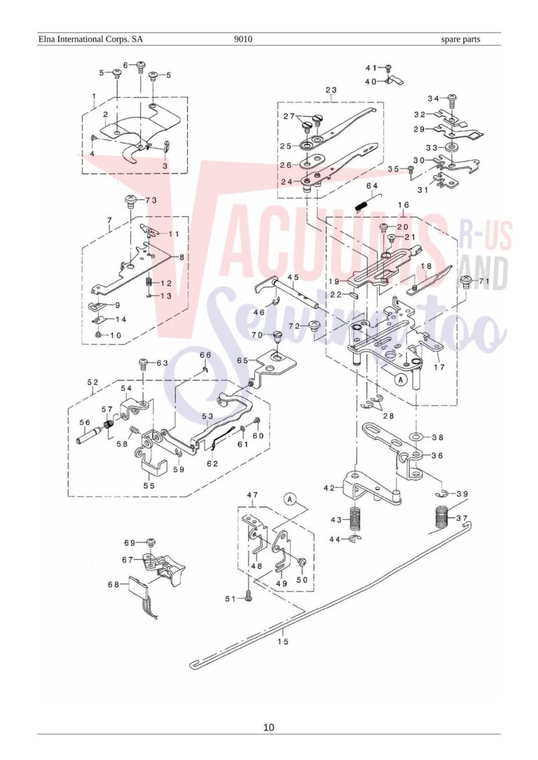 Elna el9010 schematic page 4 preview