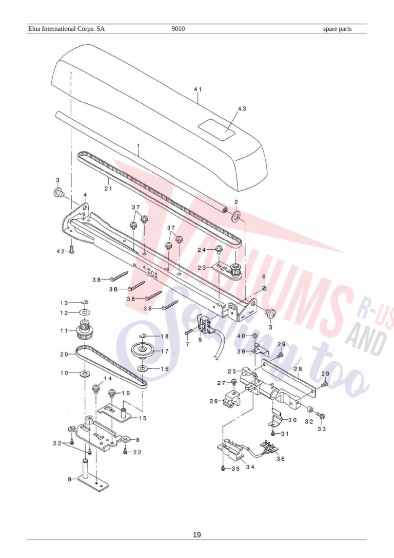 Elna el9010 schematic page 14 preview