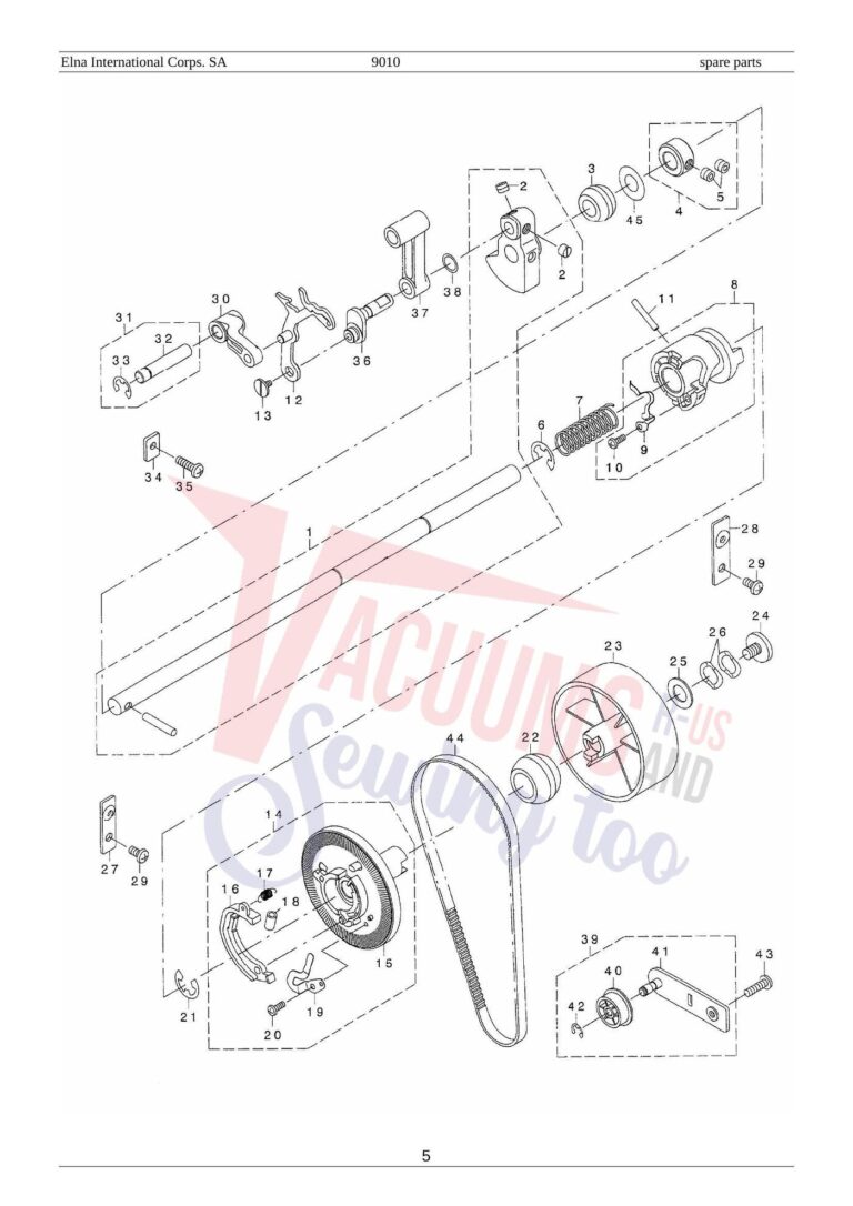 Elna el9010 schematic page 20 preview