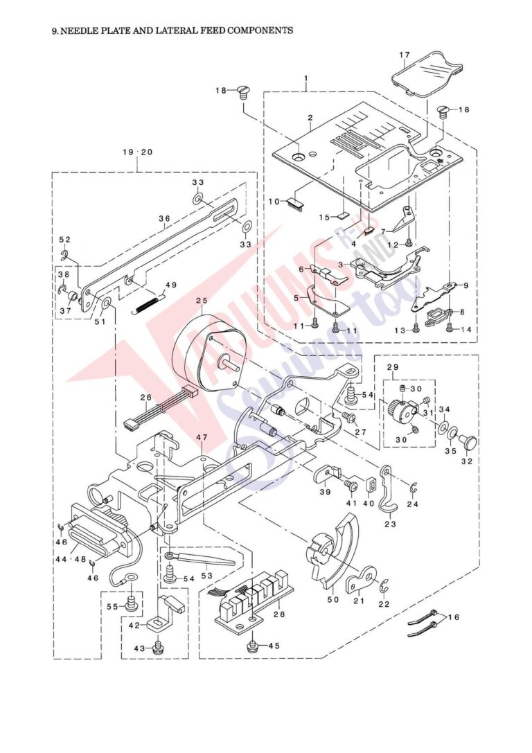 Elna el9020 schematic page 1 preview