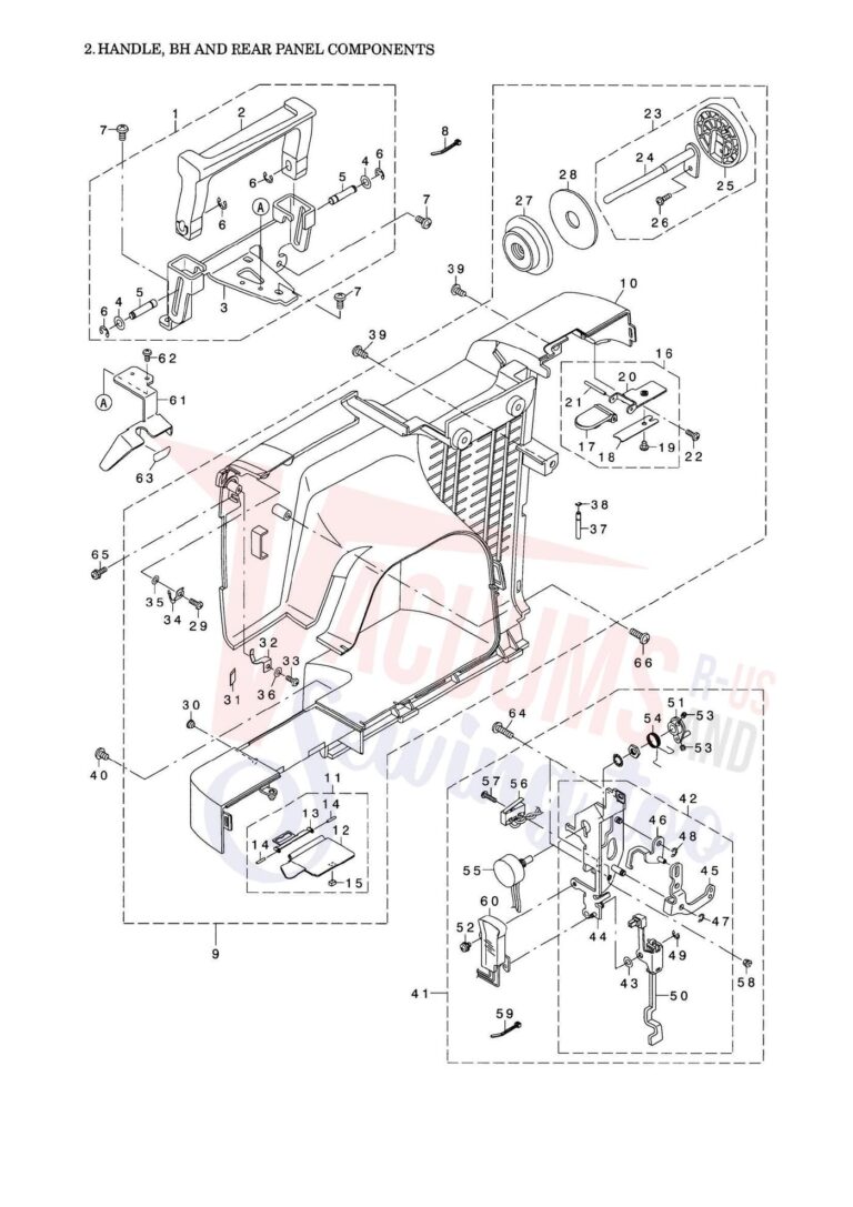 Elna el9020 schematic page 15 preview