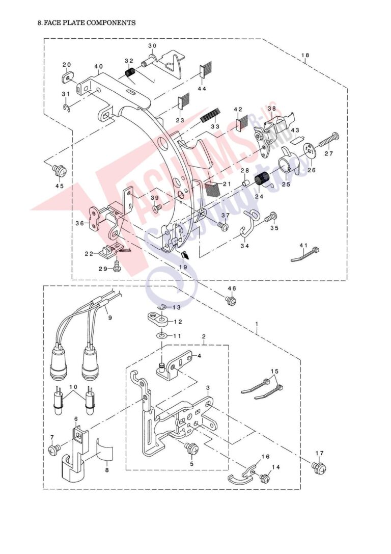 Elna el9020 schematic page 21 preview