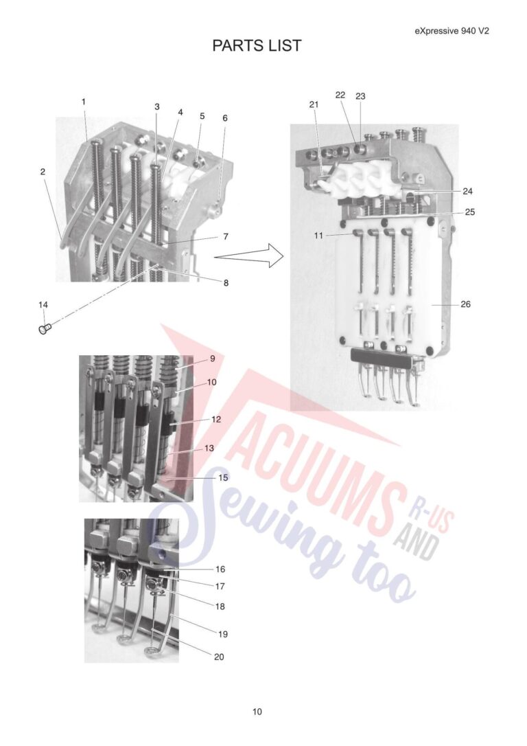 Elna el940 schematic page 2 preview