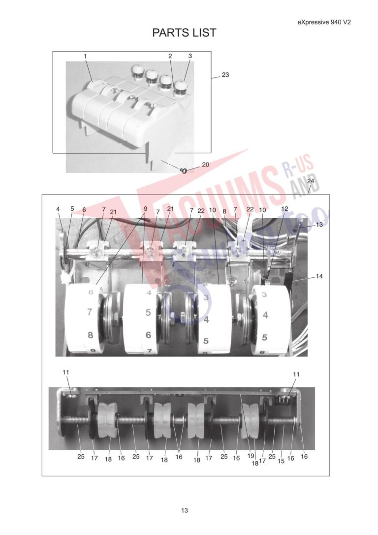 Elna el940 schematic page 5 preview