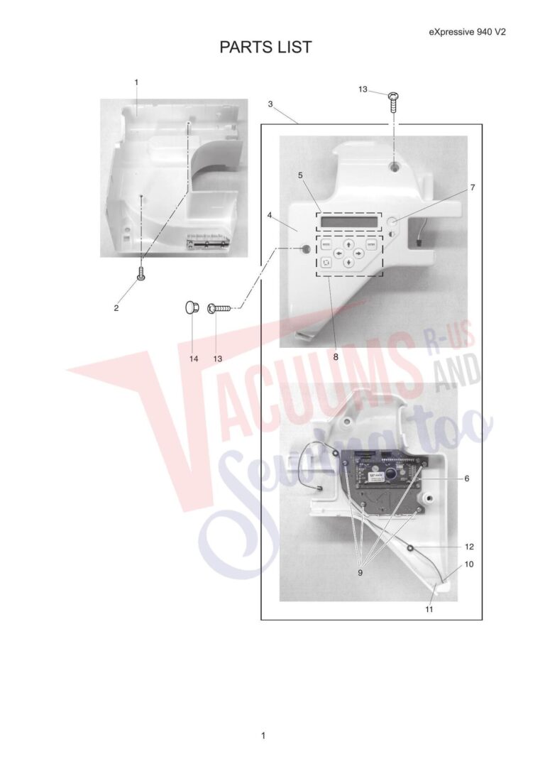 Elna el940 schematic page 11 preview