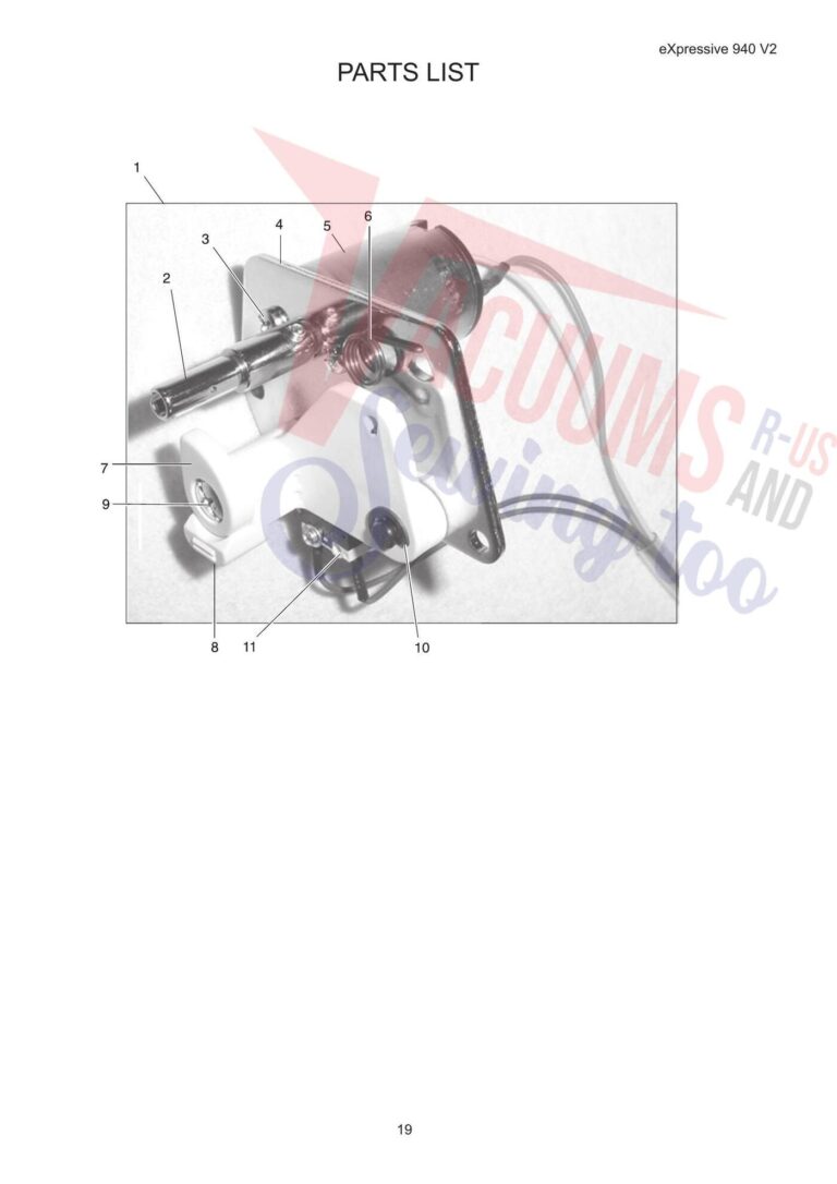 Elna el940 schematic page 12 preview