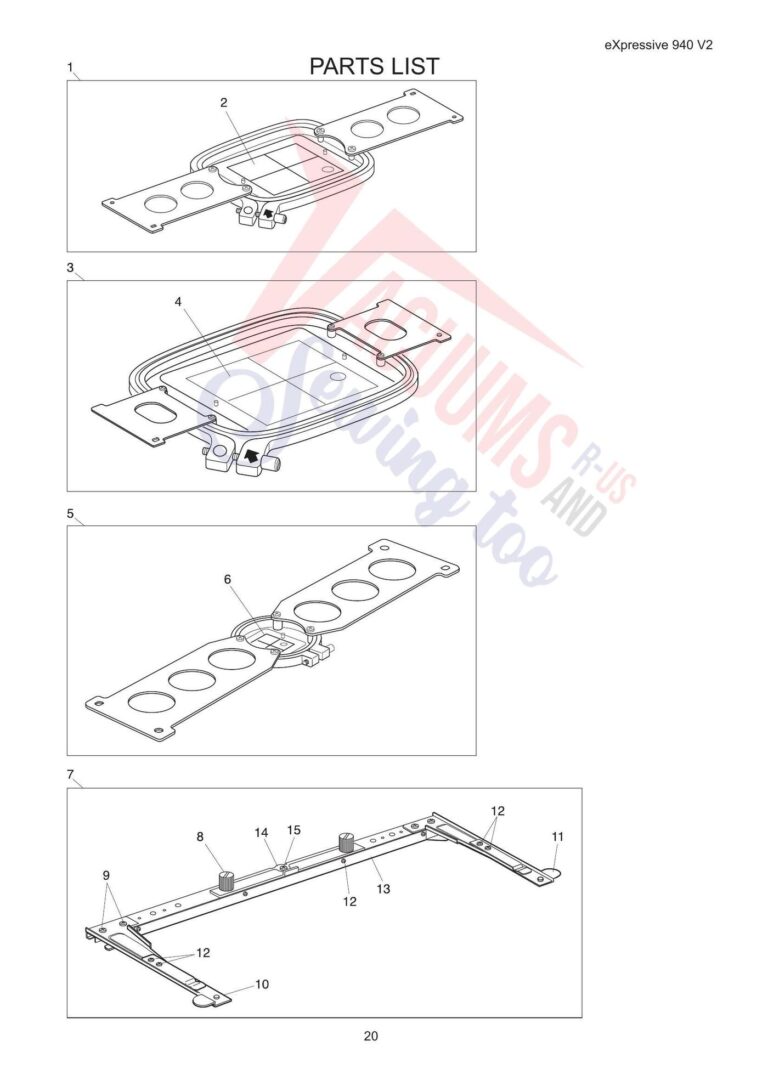 Elna el940 schematic page 13 preview