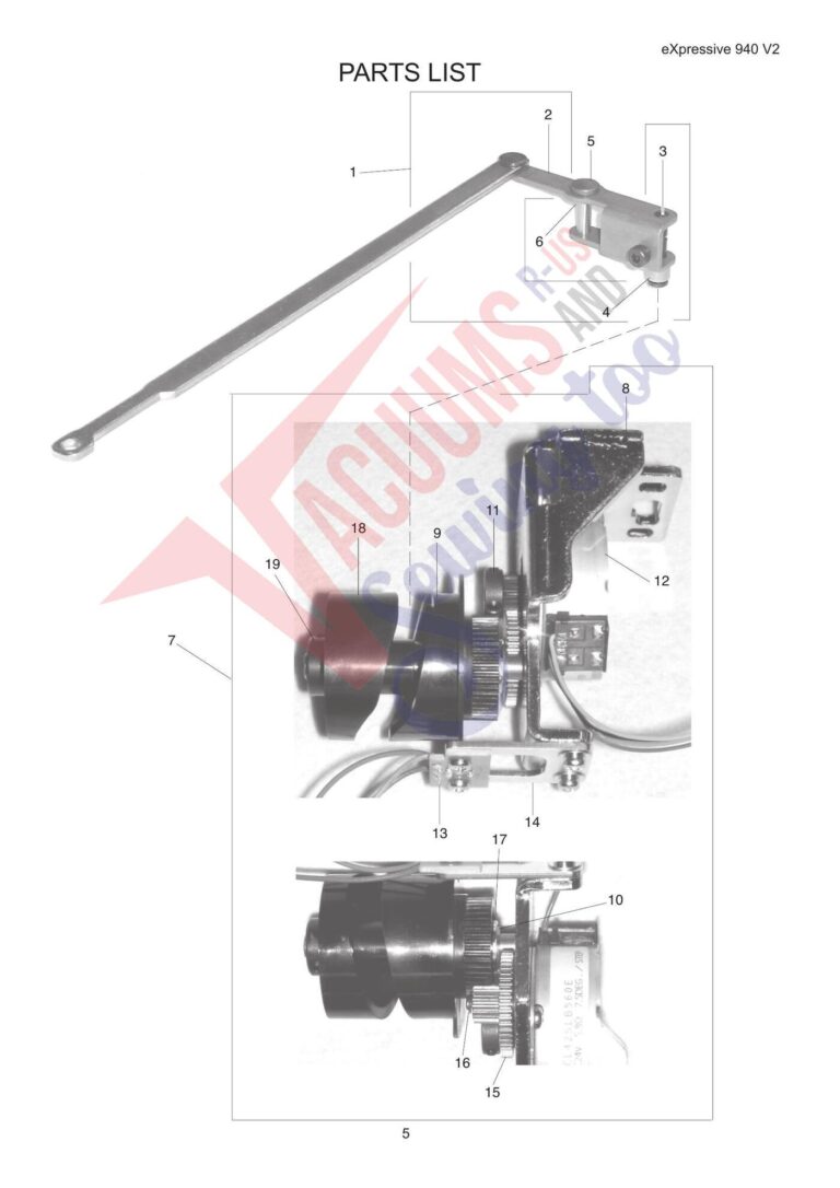 Elna el940 schematic page 19 preview