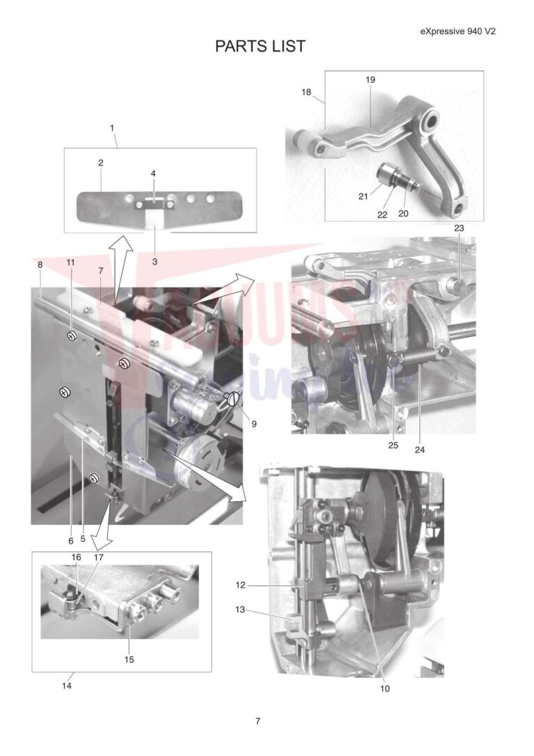 Elna el940 schematic page 21 preview