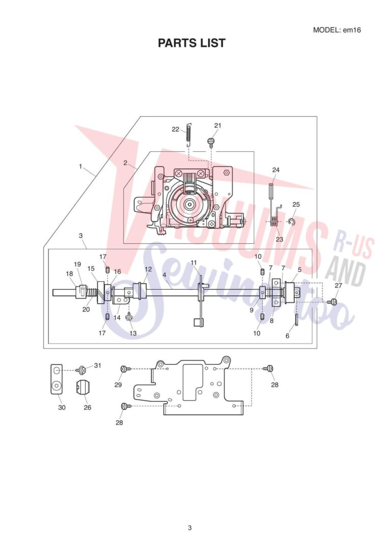 Elna elem16 schematic page 3 preview