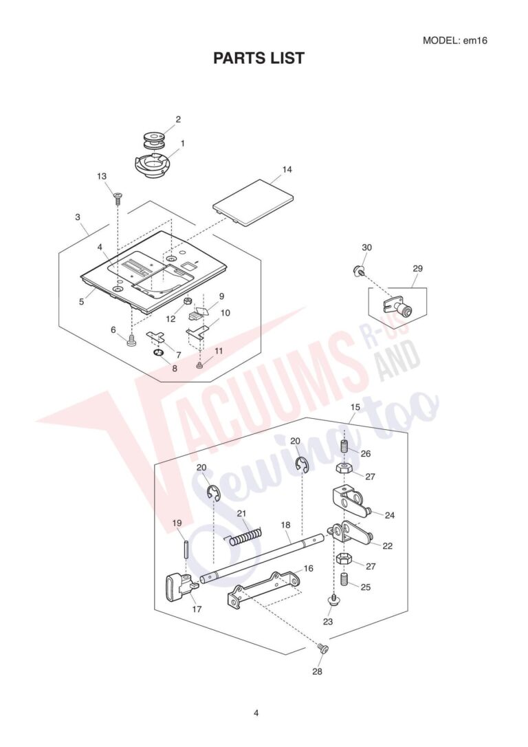 Elna elem16 schematic page 4 preview