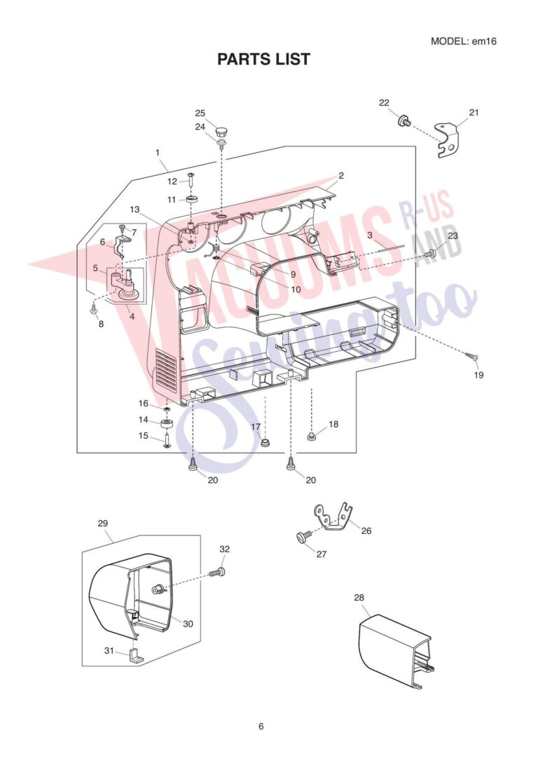 Elna elem16 schematic page 6 preview
