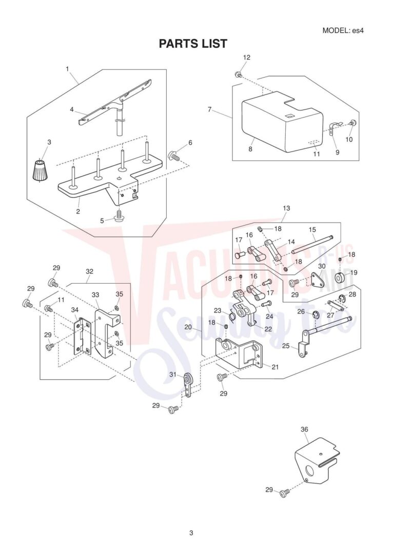Elna eles4 schematic page 6 preview