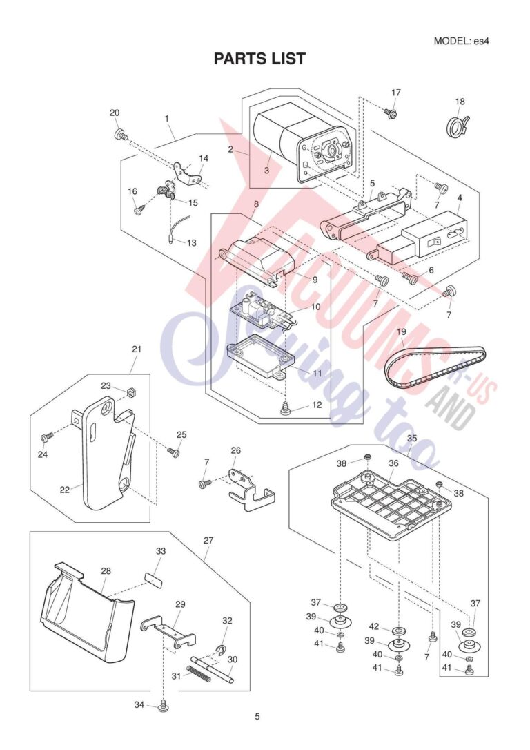 Elna eles4 schematic page 8 preview