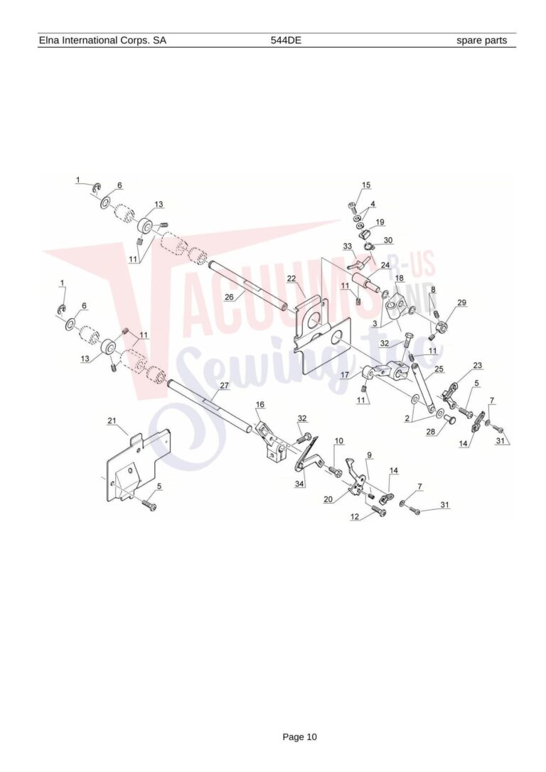 Elna 544de schematic page 3 preview