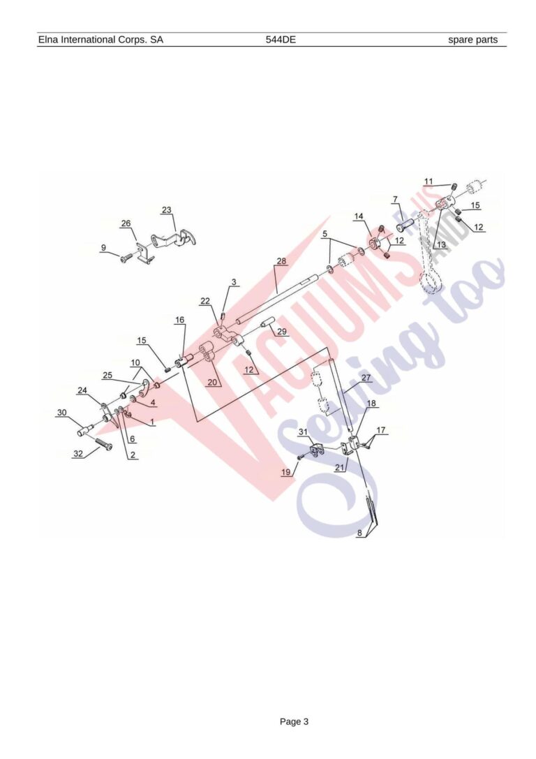 Elna 544de schematic page 11 preview