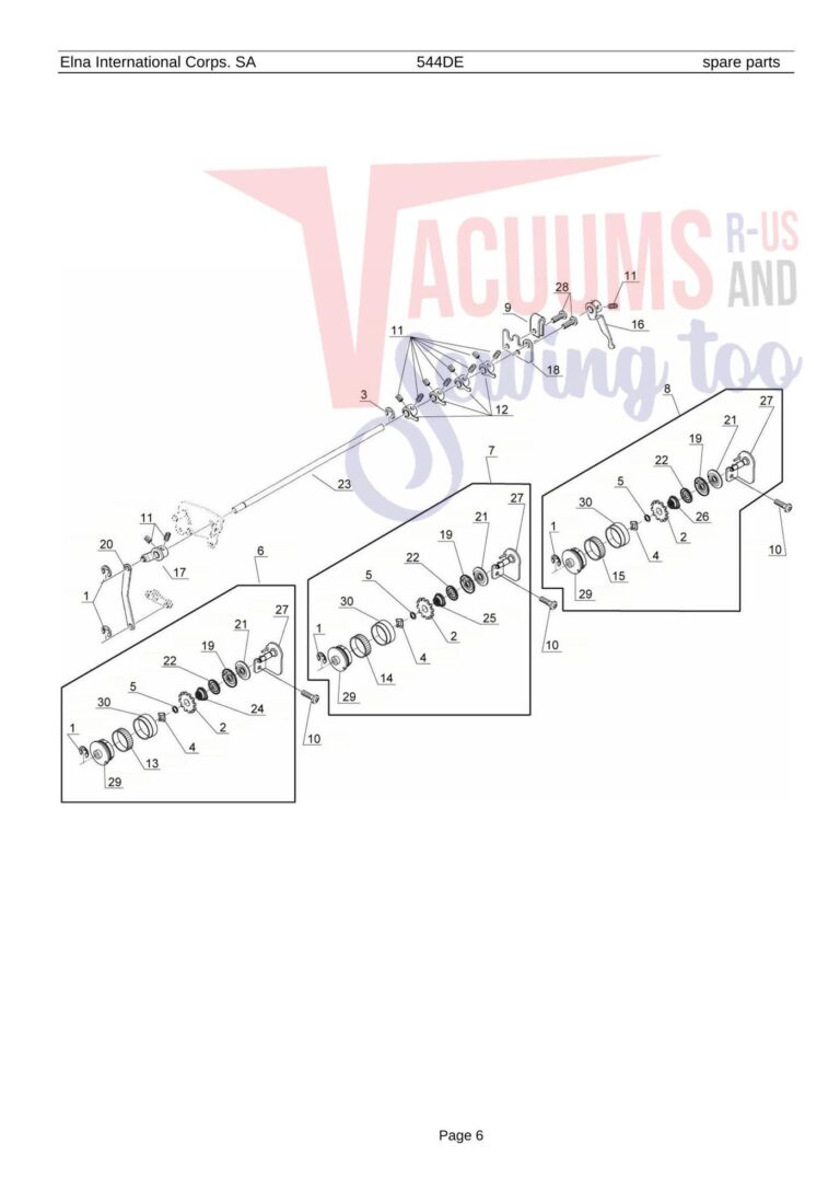 Elna 544de schematic page 14 preview