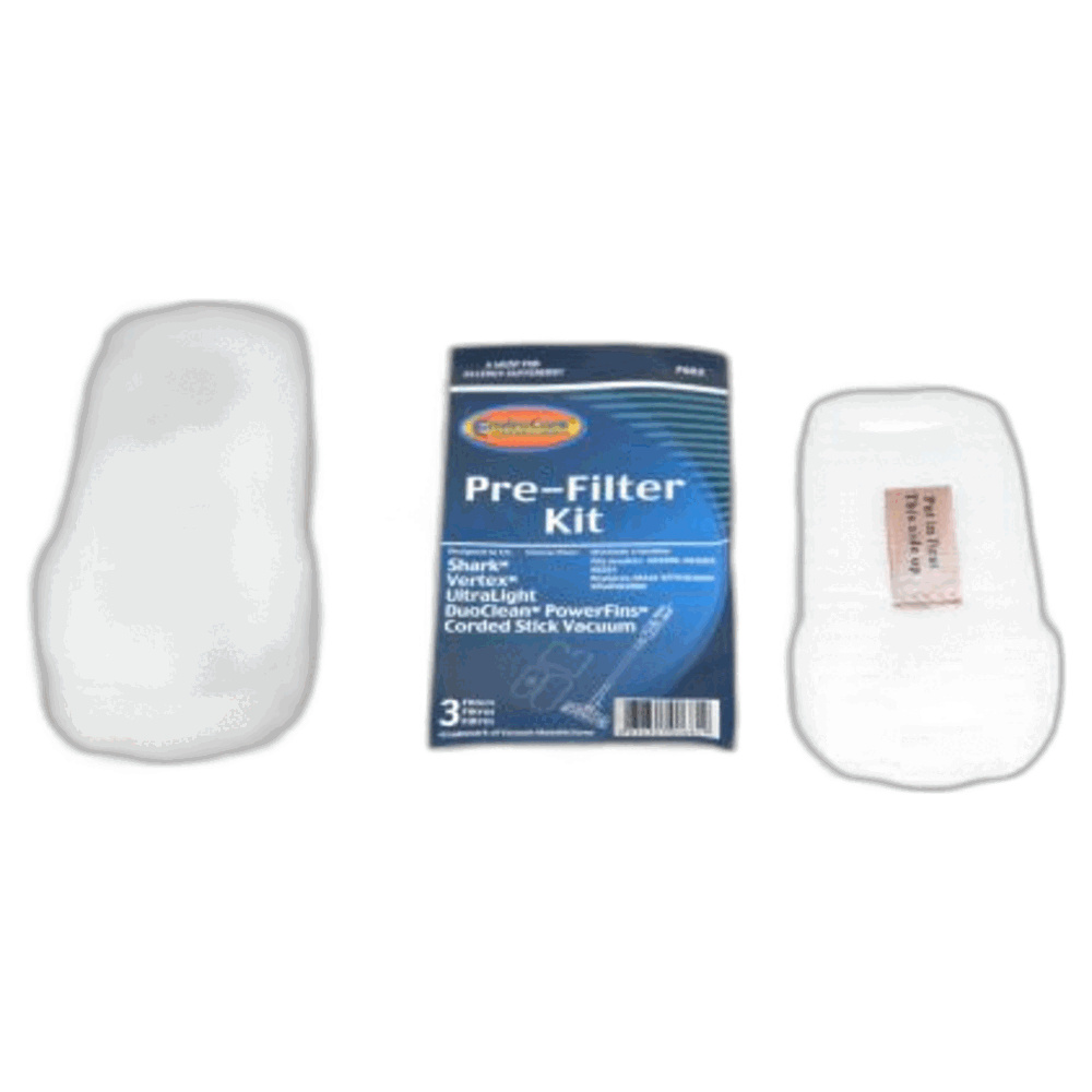 Shark Filter Foam & Pre 3pk-shark Vertex Stick Vacoem# Xffkh12000 & Xpmfhz2000