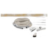 Fit All, Central vac Garage Kit-titan T3 30' White Nutone W/toolsfit-all
